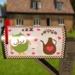 Coffee Lover Owl #12 - Wake Me Up When The Coffee Is Ready Decorative Curbside Farm Mailbox Cover