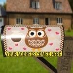 Coffee Lover Owl #8 - I Heart Coffee Decorative Curbside Farm Mailbox Cover
