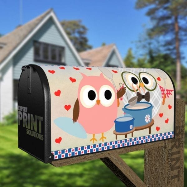 Cooking Owls #12 Decorative Curbside Farm Mailbox Cover