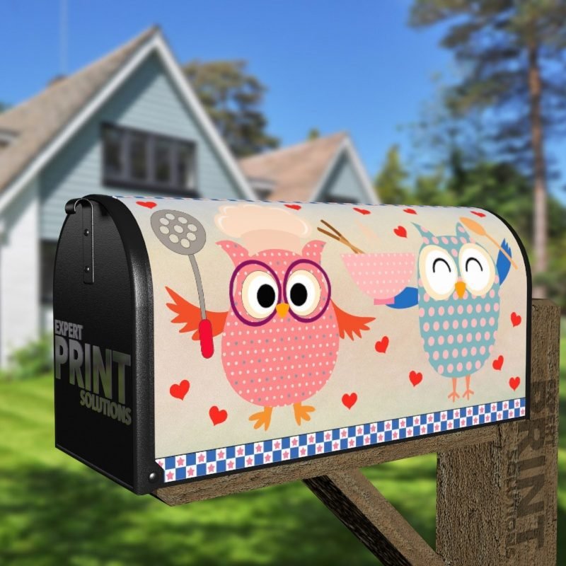 Cooking Owl #11 Decorative Curbside Farm Mailbox Cover