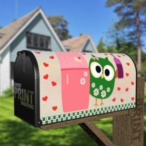 Cooking Owl #6 Decorative Curbside Farm Mailbox Cover