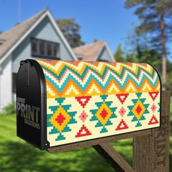 Inca Design #7 Decorative Curbside Farm Mailbox Cover