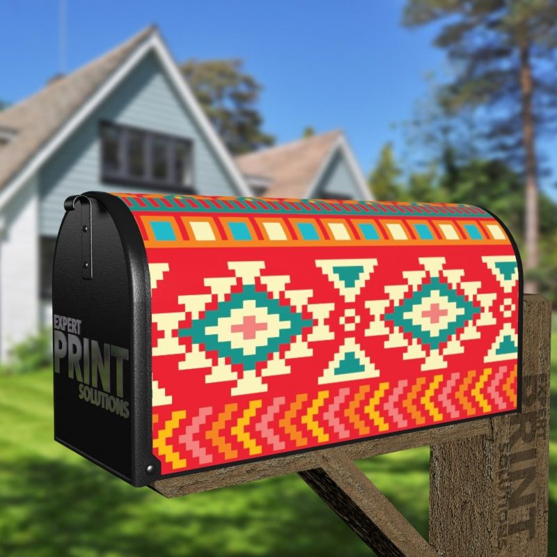 Inca Design #6 Decorative Curbside Farm Mailbox Cover