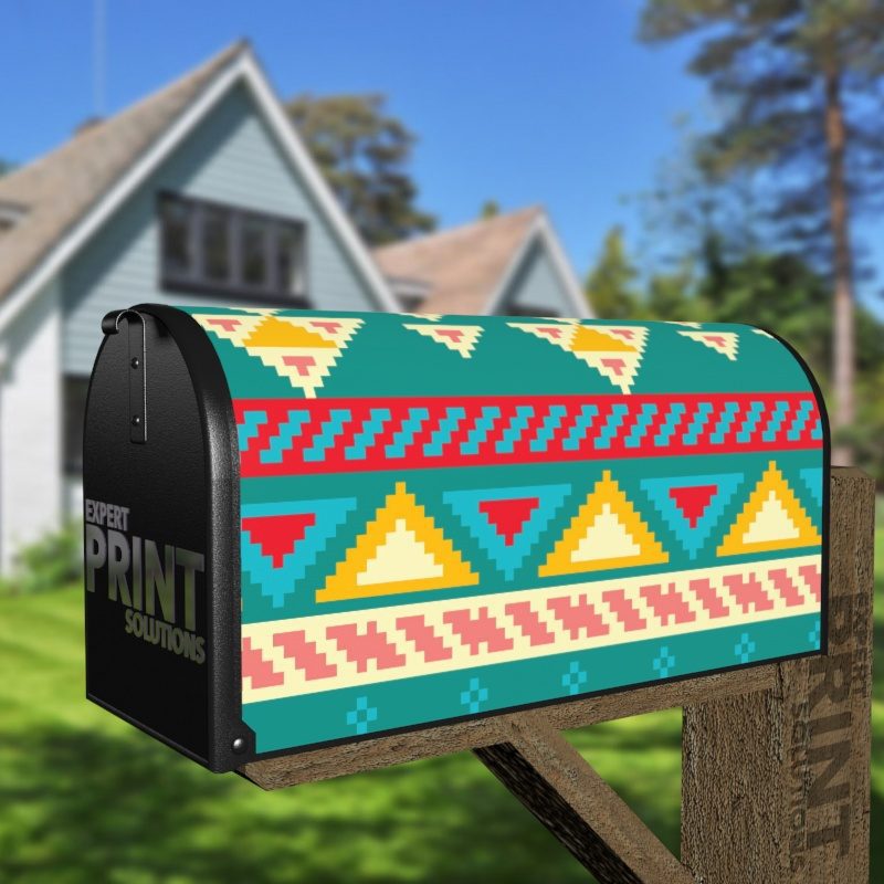 Inca Design #4 Decorative Curbside Farm Mailbox Cover