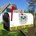 Sugar Skull Decorative Curbside Farm Mailbox Cover
