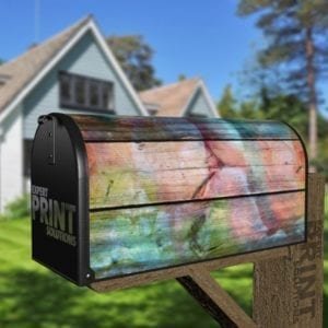 Colorful Wood Design Decorative Curbside Farm Mailbox Cover