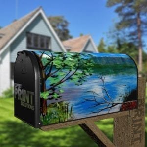 Through the Lake Decorative Curbside Farm Mailbox Cover