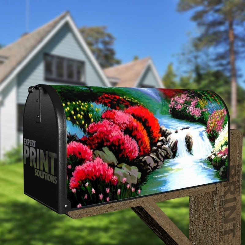 Beautiful Stream Decorative Curbside Farm Mailbox Cover