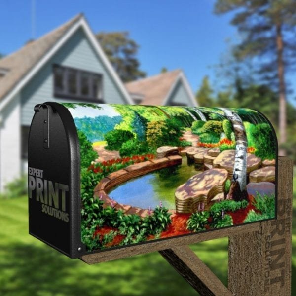 Garden Pond Decorative Curbside Farm Mailbox Cover