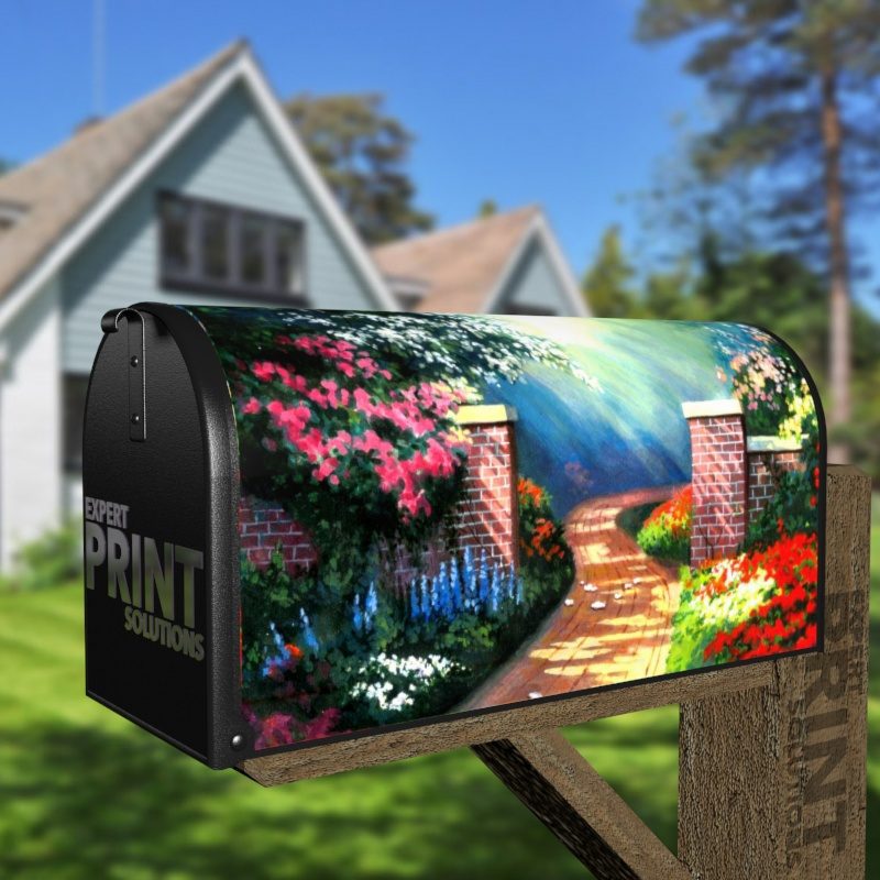 Foggy Morning Decorative Curbside Farm Mailbox Cover