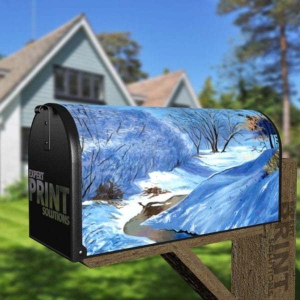 January Morning Decorative Curbside Farm Mailbox Cover