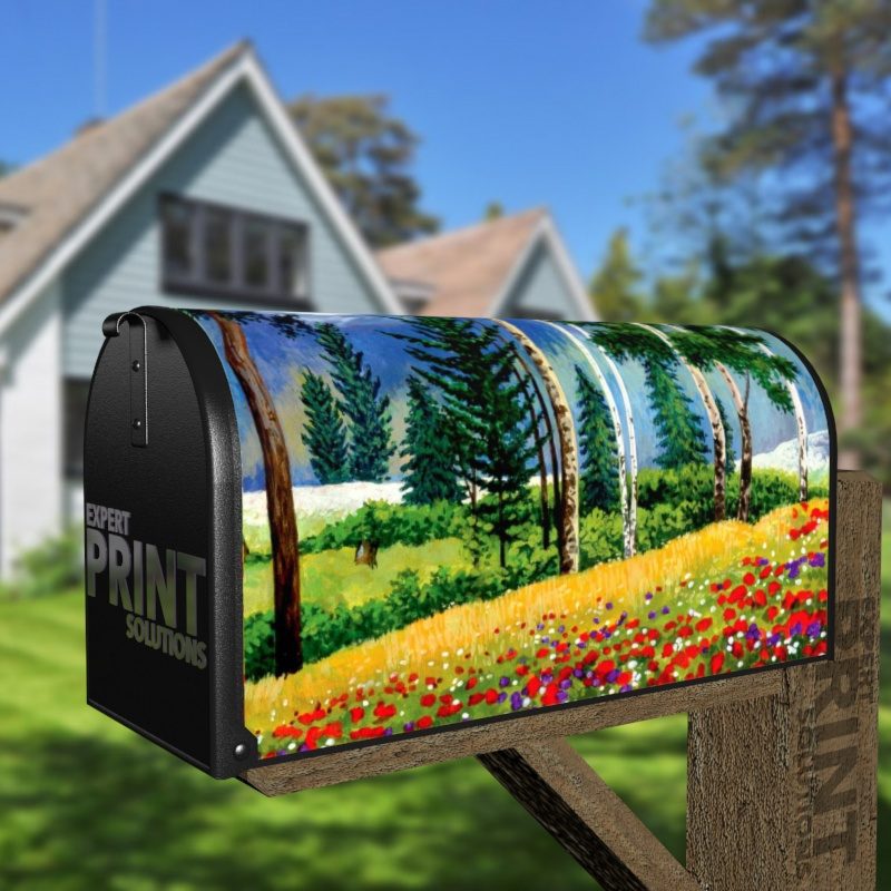 The Wildflower Glade Decorative Curbside Farm Mailbox Cover