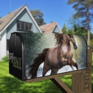 Beautiful Horse #5 Decorative Curbside Farm Mailbox Cover