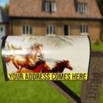 Galloping Horses Decorative Curbside Farm Mailbox Cover