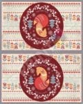 210-christmas-scandinavian-tale-7-big-farm-mailbox-artwork Christmas - Scandinavian Tale #7 Decorative Curbside Farm Mailbox Cover