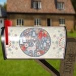 Scandinavian Tale #4 - Merry Christmas Decorative Curbside Farm Mailbox Cover