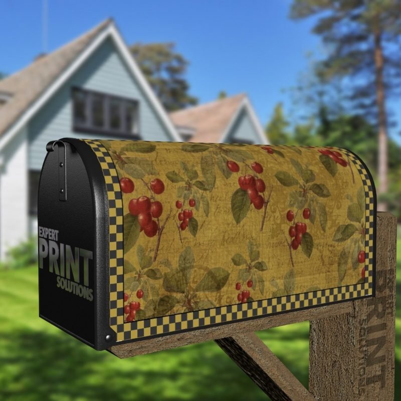 Juicy Fruit - Cherries Decorative Curbside Farm Mailbox Cover