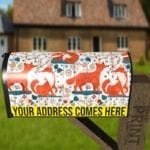 Bohemian Folk Art Fox Decorative Curbside Farm Mailbox Cover