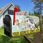 Little Bird on a Blossoming Tree Decorative Curbside Farm Mailbox Cover