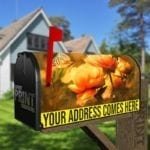 Yellow Butterfly and Flowers Decorative Curbside Farm Mailbox Cover