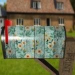 Green Wood Flower Design Decorative Curbside Farm Mailbox Cover