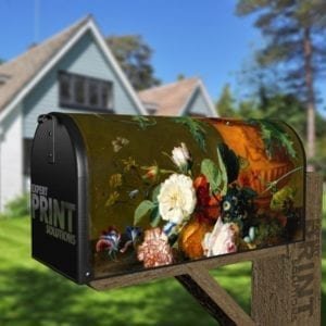 Still Life with Butterfly Decorative Curbside Farm Mailbox Cover