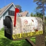 Vintage Farmhouse Rooster Design #1 Decorative Curbside Farm Mailbox Cover