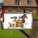 Cute Barnyard Animals #1 Decorative Curbside Farm Mailbox Cover