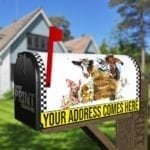 Cute Barnyard Animals #1 Decorative Curbside Farm Mailbox Cover