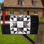 Farmhouse Barn Wood Quilt Tiles #2 Decorative Curbside Farm Mailbox Cover