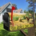 Horse in the Meadow Decorative Curbside Farm Mailbox Cover
