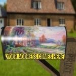 Beautiful Church Beside the River Decorative Curbside Farm Mailbox Cover