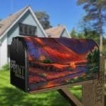 Sunset Lights in Nevada Decorative Curbside Farm Mailbox Cover