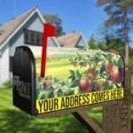 Mountain Side Orchard Over Looking the Village Decorative Curbside Farm Mailbox Cover
