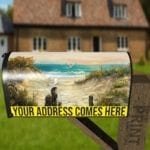 Summertime at the Beach with Seagulls Decorative Curbside Farm Mailbox Cover