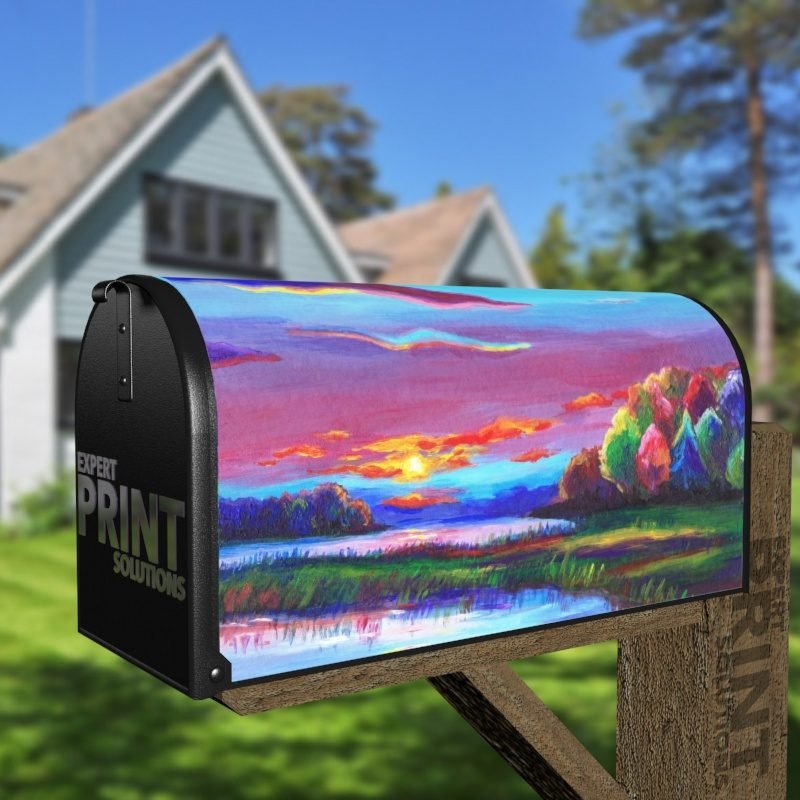 Beautiful Fantasy Landscapes #3 Decorative Curbside Farm Mailbox Cover