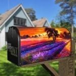 Colorful Lavender Field #1 Decorative Curbside Farm Mailbox Cover