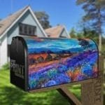 Colorful Lavender Field #2 Decorative Curbside Farm Mailbox Cover