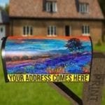 Colorful Lavender Field #2 Decorative Curbside Farm Mailbox Cover