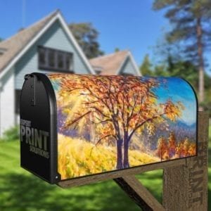 Beautiful Tree in the Field Decorative Curbside Farm Mailbox Cover