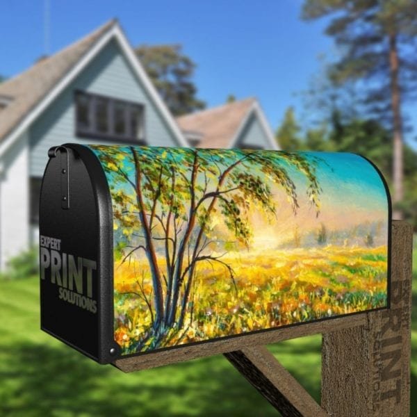 Beautiful Summer Sunrise #2 Decorative Curbside Farm Mailbox Cover