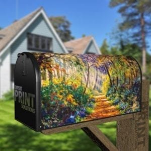 Sunny Forest Path Decorative Curbside Farm Mailbox Cover