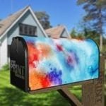Beautiful Bright Watercolor Design Decorative Curbside Farm Mailbox Cover