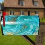 Beautiful Bright Marble Pattern Decorative Curbside Farm Mailbox Cover