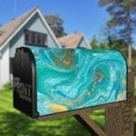 Beautiful Bright Marble Pattern Decorative Curbside Farm Mailbox Cover