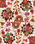 Beautiful Ethnic Native Boho Flower Design #2 Decorative Curbside Farm Mailbox Cover