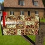 Beautiful Folk Ethnic Native Boho Paisley Design #11 Decorative Curbside Farm Mailbox Cover