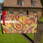 Beautiful Folk Ethnic Native Boho Paisley Design #16 Decorative Curbside Farm Mailbox Cover