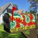 Beautiful Folk Ethnic Native Boho Paisley Design #22 Decorative Curbside Farm Mailbox Cover