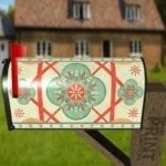 Beautiful Pastel Ethnic Bohemian Design #1 Decorative Curbside Farm Mailbox Cover